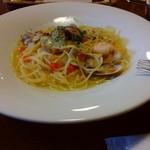 雪詩慕雲 - ボンゴレビアンコ雪詩慕雲風。