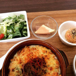 Kafe resutoran orumasutazu - 小鉢とサラダ