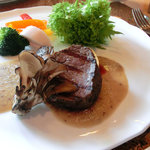 手打ち蕎麦とフレンチの やな木 - ＜10月＞千屋牛のロティー、舞茸の粒マスタードソース