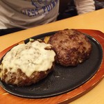 ジョイフル - カスタマイズコンボでチーズハンバーグ