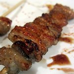 やきとり・ホルモン串　もりしん - 七味が合います