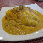 カフェレストラン ホット・ベリー - ホタテとズワイガニソースのオムライス