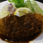 キッチン一力 - 2011年05月：メンチカツのアップ。