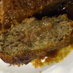 キッチン一力 - 2011年05月：メンチカツの断面。