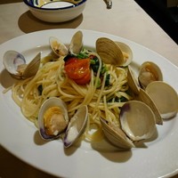 トラットリア ラ グロッタ - ハマグリのパスタ