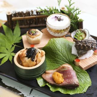 大切な会食は季節の旬の食材を使った懐石料理で