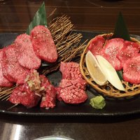 上野太昌園 上野別館 - タン塩盛り合わせ（3,300円）