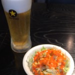 行徳ビリヤーニーハウス - 必需品の黄金麦酒。