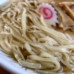 青竹手打ちラーメン いなみ - らーめん（650円）+麺大盛り（120円）