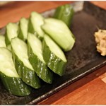 Motsuyaki Sanchou - 豚味噌きゅうり 300円 何気にかなり美味い！