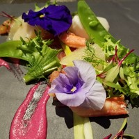 レストラン シンフォニー - ◆Entree　froide  「紅ズワイガニと帆立貝、グレープフルーツのサラダ仕立て 」