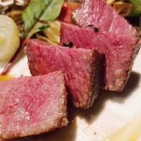 レストラン シンフォニー - ◆Viande  「A5等級仙台牛サーロインのロティ　トリュフ風味のシャンピニョンフォンダン　グリーンペッパーソース」