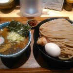 中華蕎麦 とみ田 - 半熟味玉つけめん特(440g) 辛味 