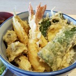 天ぷら小野 - 天丼　