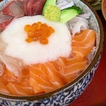 竹野鮮魚 - やまかけ丼　￥880