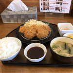 定食屋あげあげ亭 - ヒレカツ定食799円