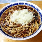 ラーメン富士屋　 - メンマラーメン　８５０円　大盛　薬味増し