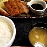 Saketsumamidokoro Banya - 三元豚カツ定食