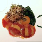 ASAHINA Gastronome - ズワイ蟹のラヴィオリ スモークパプリカの香るソース ア・ラメリネーヌを現代的思考で