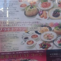 状元樓 横浜中華街本店 - プラチナプラン￥3300
