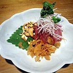 老虎菜 - ハマチの刺身サラダ