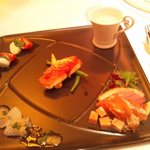 Ristorante Fontana - 前菜の盛り合わせ　懐石ランチ