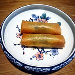 老虎菜 - 海老のパリパリ春巻き