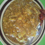 とんとん - 2011年10月　半カレーライス 向きを変えて　577円