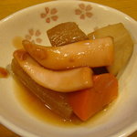 ずぼら - Oct-11　お通し　イカ大根