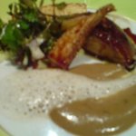 レストラン バカール - 温かい前菜　フォアグラと筍をソーテルと一緒に頂く幸せ