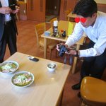 おぐら屋 - 取材風景！（目が♡！）