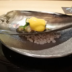 Kajikawa - 2019.1 酢味噌、平貝、菜の花、筍
