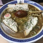 からみそラーメン ふくろう - からみそラーメン大盛（6辛）