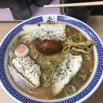 からみそラーメン ふくろう - からみそラーメン大盛（6辛）