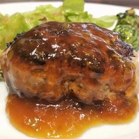やさいや 鉄板焼野菜 赤坂店 - やさいや特製ハンバーグステーキ　てりやきわさびソース　