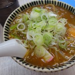 うどんのいなや - カレー中華＋たまご、ねぎ