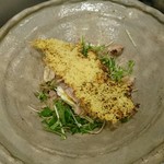 時分時 - 黒豚の半熟玉子のせサラダ