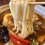 むぎの里 - 札幌スープカレーうどんの麺