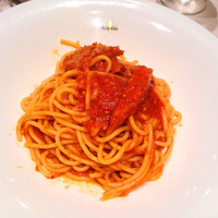 Giglio - 茨木産牛トリッパとトマトのアラビアータ仕立てブーリア産スパゲティ