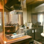 炭膳 茅心 - 焼き場