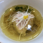 飯田商店 - エッジの効いた塩つけ汁