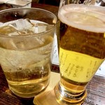 海遊山楽ゆう 飯田橋店 - ビールとハイボール