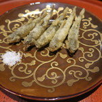 日本料理 晴山 - モロコ天ぷら