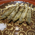 日本料理 晴山 - モロコ天ぷら