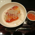 日本料理 晴山 - 苺プリン