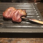 焼き鳥 とりら - 大振りなハツ