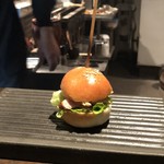 焼き鳥 とりら - 新商品の鶏の味噌漬けミニバーガーは拘りのお取り寄せ味噌が何とも最高！