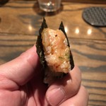 焼き鳥 とりら - 骨岸の海苔巻き