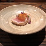 焼き鳥 とりら - ムネたたきポン酢ジュレ掛け