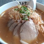 喜多方ラーメン高蔵半田店 - ネギ味噌喜多方ラーメンです。